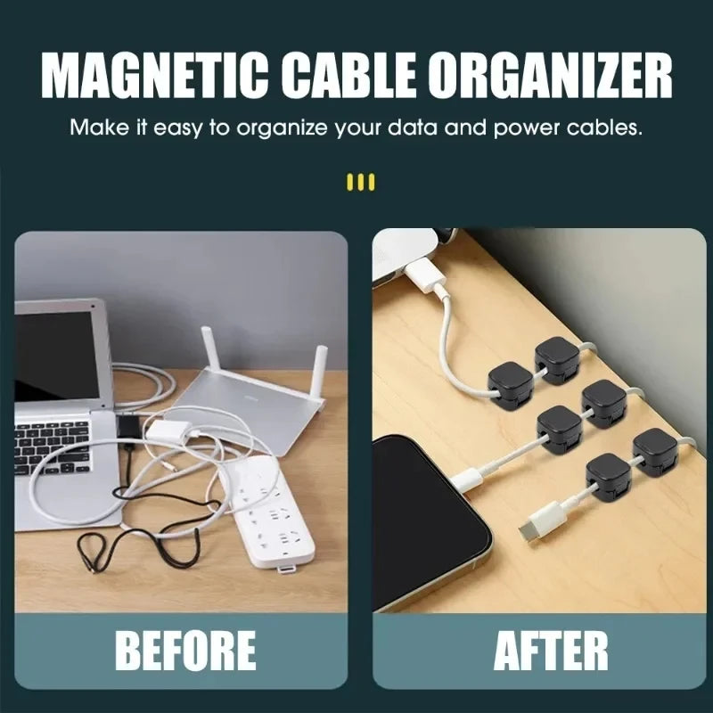 Magnetic Cable Clip Organizer